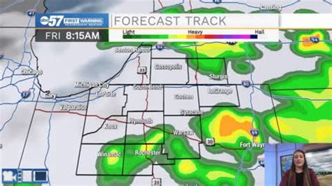 Rainy, chilly Friday evening, much nicer Easter weekend ahead